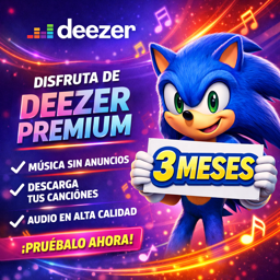 Imagen de DEEZER PREMIUM X 3 MESES 