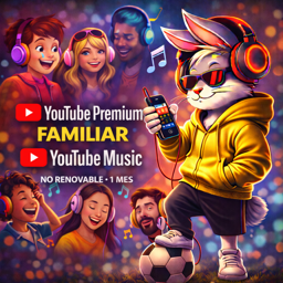 Imagen de ⭕ YOUTUBE PREMIUM FAMILIAR