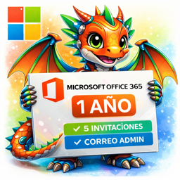 Imagen de MICROSOFT OFFICE 365 | ADMIN + 5 INVITACIONES
