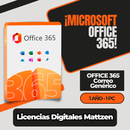 Imagen de Microsoft Office 365 X 1 Año Correo Genérico