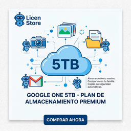 Imagen de Google One 5TB x 12 Meses