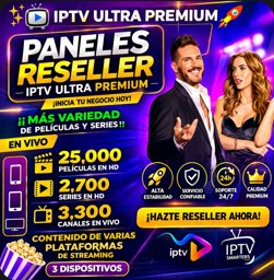 Imagen de PANEL 10 CREDITOS IPTV ULTRA PREMIUM