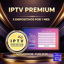 Imagen de IPTV PREMIUM x 3 DISP x 1 MES