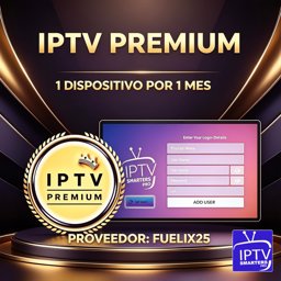 Imagen de IPTV PREMIUM x 1 DISP x 1 MES