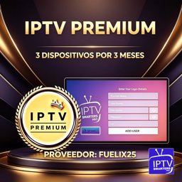 Imagen de IPTV PREMIUM 3 DISP x 3 MESES
