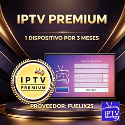 Imagen de IPTV PREMIUM 1 DISP x 3 MESES