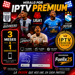Imagen de IPTV PREMIUM 1 DISP x 3 MESES