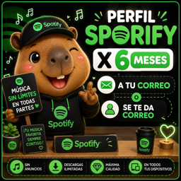 Imagen de SPOTIFY X 6 MESES A TU CORREO | SE TE DA UNO