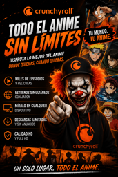 Imagen de CRUNCHYROLL 1 PERFIL 30 DIAS